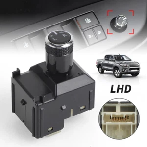 Interruptor de espejo retrovisor eléctrico izquierdo perilla de control 84872-47030 para Toyota Hilux Revo 2016-20 - Imagen 1 de 14