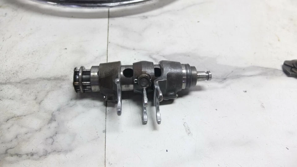 75 Yamaha RD125 RD 125 palanca de cambios horquillas de tambor transmisión  Foto 1 de 4