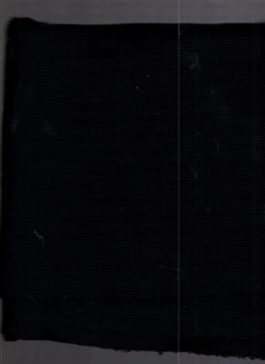 1 yarda tejido texturizado negro 100% algodón 38" ancho Foto 1 de 2