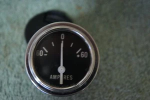 1960'S 70'S AC SPARK PLUG DIVISION AMPERES GAUGE NOS #6473877 - Foto 1 di 4