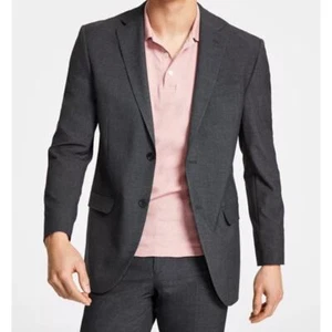 DKNY Men's Charcoal Gray Patterned Blazer, "Derek Lexington", Size 42, NWT! - Picture 1 of 1