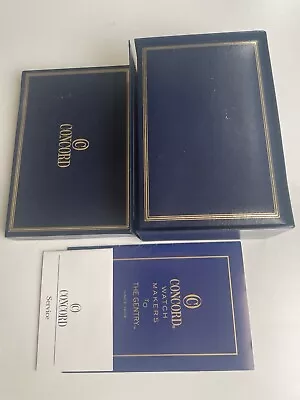 Vintage Authentic Concord Blue Presentation Box & Outer Box - Image 1 of 4