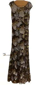 Boden Size 10/12 Thirties Style Sequin Embellished Ball Gown - Picture 1 of 9