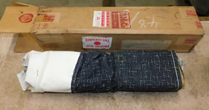 1958 Ford Fairlane 500 Club Victoria Skyliner NOS WHITE BLACK SEAT BOTTOM COVER - Picture 1 of 10
