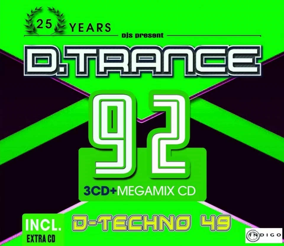 D.TRANCE 92 = Megara/GXD/Elastica/Bixx/Sixma...= 4CD = TRANCE HARD TRANCE! - Bild 1 von 1