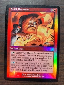 MTG Apocalypse Foil - 1 x Wild Research (NM) - Picture 1 of 3