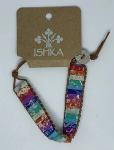 Bracelet Wrap Magnesite Brick Chakra - Picture 1 of 4