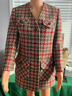 Chaqueta Vintage Betty Rose Pata de Gallo Talla M Foto 1 de 4