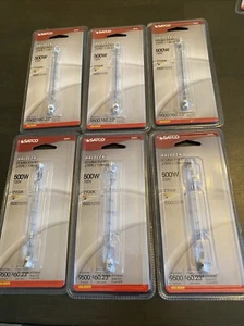 Satco 6-Pack S3497 500 Watt 118mm J-Type Double Ended Light Bulb - Picture 1 of 4