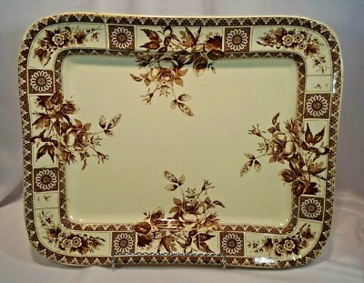 PLATO 15" de transferencia estética marrón Wallis & Gimson LS&S Garfield Foto 1 de 4