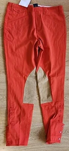 Ralph Lauren Damen Hose Reiten Orange Lady Größe 10 BRANDNEU Wunderschön  - Bild 1 von 13