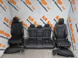 2024 BMW 3 SERIES G20 SALLON M SPORT SET OF SEATS INTERIOR BLACK LEATHER - Picture 1 of 23