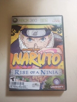 Naruto: Rise of a Ninja (Microsoft Xbox 360, 2007) Movie Gallery Black Case  - Image 1 of 4