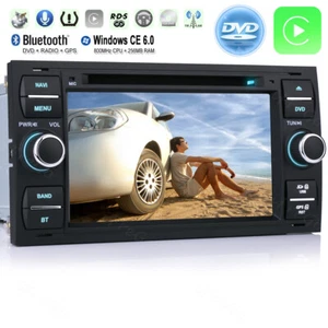 7" HD Autoradio DVD CARPLAY Bluetooth AUX USB für Ford Focus C-Max Transit Kuga - Bild 1 von 12