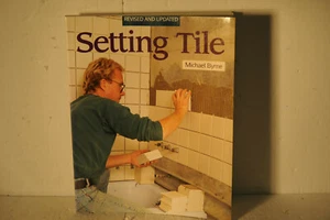 Setting Tile, Michael Byrne, 1995 PB building repair book - Imagen 1 de 5
