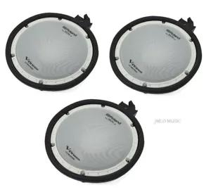 Roland V-Drums 3 Pack PDX-8 Black Dual Trigger Mesh Drum Pads TD-17 07 - Picture 1 of 4