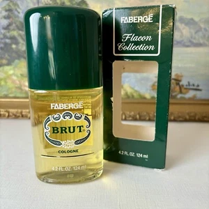 Vintage Brut 33 by Faberge 4.2 oz COLOGNE Splash Flacon NEW Old Stock + BOX - Picture 1 of 9