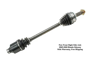 1 New Front Right CV Axle 2005-2010 Honda Odyssey With Warranty Free Shipping - Image 1 of 3
