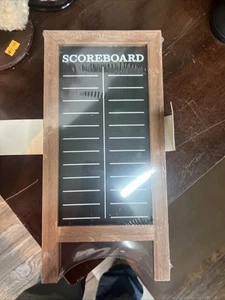 Reversible Fall Chalkboard And Scoreboard Easel Game night Decor - Picture 1 of 4
