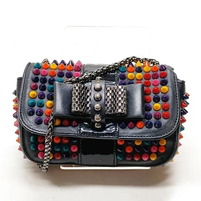 NO TARIFF Christian Louboutin Crossbody bag Black Leather 2281954 - Image 1 of 4