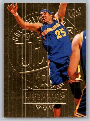 1995 - 96 超篮球金奖章 #57 克里斯·加特林 - 状况极佳 - 勇士队 — 第 1/2 张图片