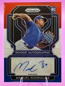 2022 Panini Prizm Manuel Rodriguez Autographed Rookie Card Cubs /50 - Picture 1 of 3