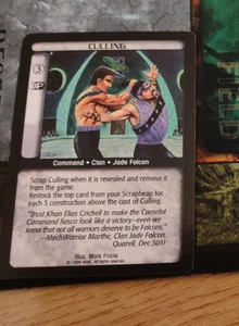 Battletech CCG TCG: Culling - Picture 1 of 1