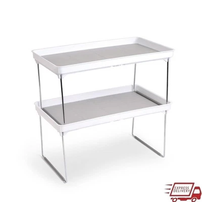 Organizador de estantes de lavandería de 3 niveles cestas de almacenamiento que ahorran espacio suministros de limpieza EE. UU. Foto 1 de 4