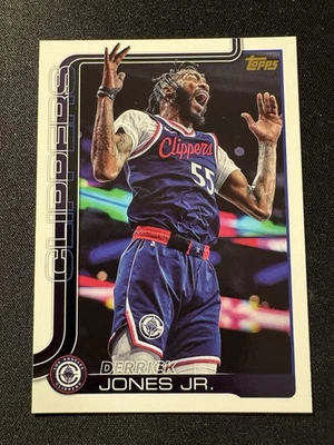 2025-26 Topps Basketball DERRICK JONES JR. GOLDEN MIRROR SSP #148 - CLIPPERS - Image 1 of 2