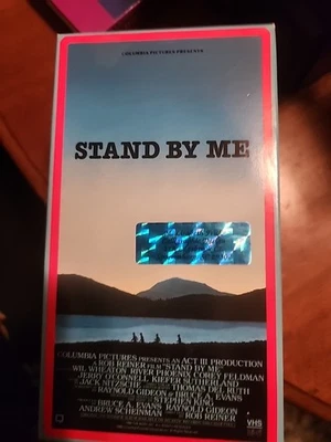 Stand by Me Stephen King VHS 1987 Red Boarder RCA Columbia Corey Feldman  - Image 1 of 2