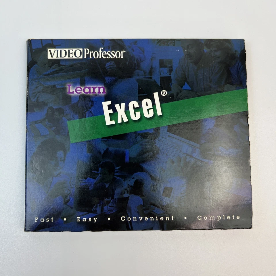 Learn Excel Fast And Easy By Video Professor 3 CD Set PC CD ROM 2000 2002 2003 - Image 1 of 4
