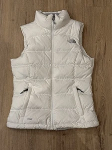 The North Face Women’s 700 Goose Down Fill Puffer White Vest XS Insulated Jacket - Picture 1 of 10