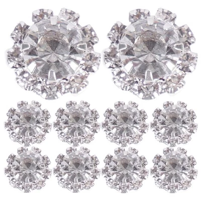  40 Pcs Kleid Knöpfe Nähenknöpfe Strass Schmuckknöpfe Für Kleidung - Bild 1 von 4