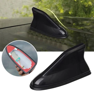 Carbon Fiber Shark Fin Car Roof Antenna Radio FM AM Signal Aerial Tool Universal - Foto 1 di 10