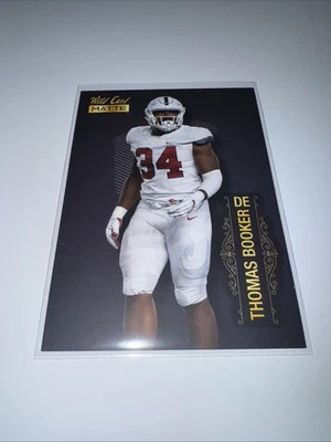 2022 Wild Card MATTE - Thomas Booker #MB-103 Black (RC) - Image 1 of 2