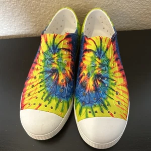 Native Gummi Schuhe Jugend J3 hell Batik Muster Wasser Freizeit Outdoor Sommer - Bild 1 von 5