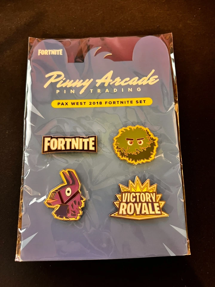 Fortnite PAX West 2018 Exclusive Pin Set Sealed New Epic Games - Image 1 of 1