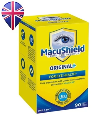 MacuShield Original Plus Capsules- 90 day pack, Eye Health Food Supplement cont