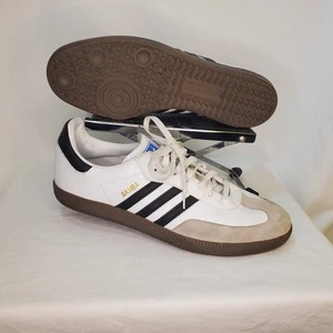 Adidas Samba OG Cloud White Black Casual Lace Shoes Men’s 14 Gently Used - Picture 1 of 21