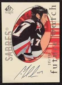 2005-06 FUTURE WATCH AUTO CHRIS THORBURN RC AUTO /999 BUFFALO SABRES - Bild 1 von 2