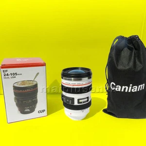 Objektivbecher THERMOS 24-105mm F/4 IS USM "Caniam" Focus Camera Cup WEISS - Bild 1 von 1