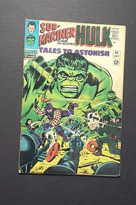 Tales to Astonish #81 Submariner and Hulk (marvel) ok shape 1966 - Picture 1 of 1