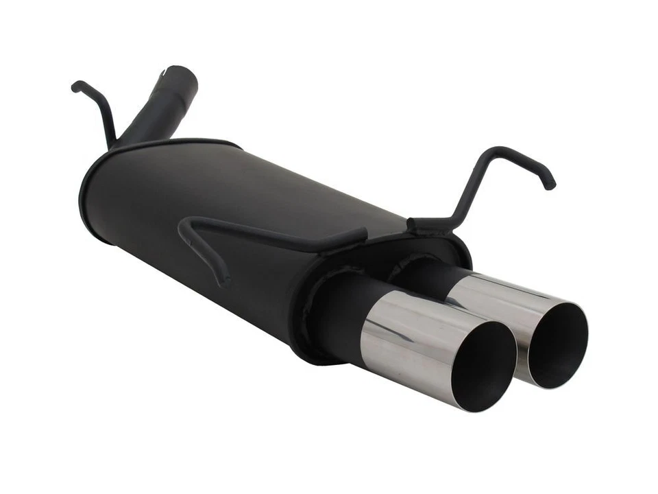 Silenziatore sportivo Novus per Opel Corsa C (C) 2 x 76 mm design RL - Immagine 1 di 1