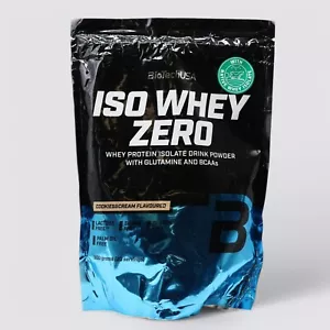 BioTechUSA ISO Whey Zero Cookies & Cream Protein Isolate 500g (Exp 13/06/2027) - Picture 1 of 7