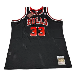 Mitchell & Ness Scottie Pippen Jersey Mens 2XLB 1997-98 Chicago Bulls Swingman - Picture 1 of 8