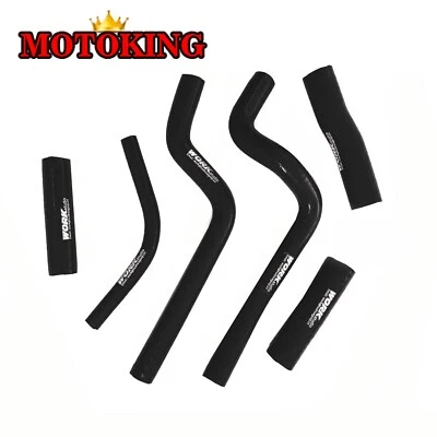 Black Silicone Radiator Hose Fit  1989-2001 Honda CR500R CR 500R 1990 1991 92 93 Foto 1 de 4