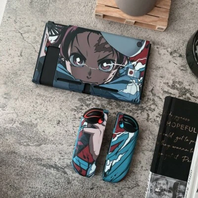 Estuche trasero y protectores Pokémon Slayer Joy Con para Nintendo Switch Tanjiro Foto 1 de 4