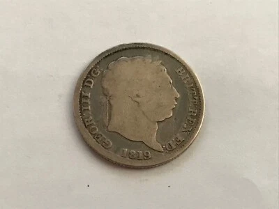 1819 1 Shilling - George III Silver 925) 5.66 g ⌀ 24 mm KM# 666 - Image 1 of 4