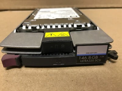 HP 347708-B22,  347779-001 1,  404712-001 , 46GB 15K ultra 320 scsi hard drive - Image 1 of 4