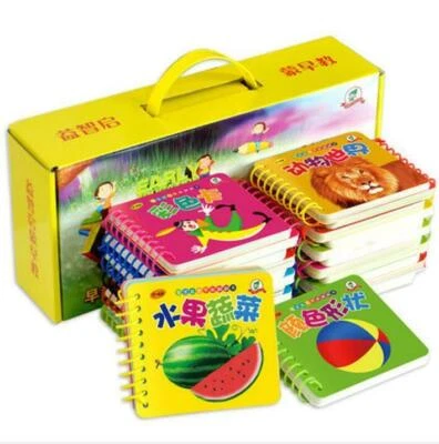 24 books/set Kids Early Learning Cards Toddlers chinese pinyin booklet Tear off - Image 1 of 4